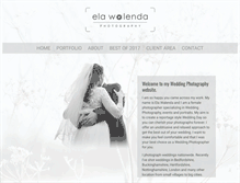 Tablet Screenshot of elawalendaphotography.com